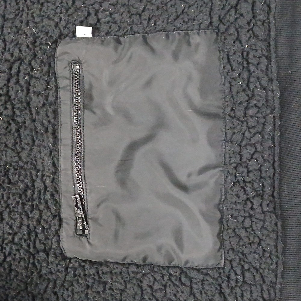 Tommy Bahama Hooded Sherpa Half-Zip Pullover Black Boys 10/12 Lg - Picture 2 of 6
